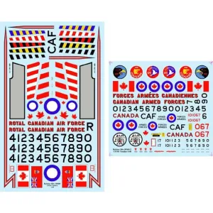 1/48 Canadian Trackers RCN/CAF 1957-1990 decals