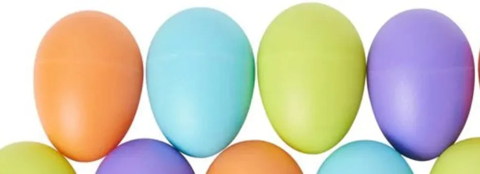 4 Colourful Musical Egg Shakers