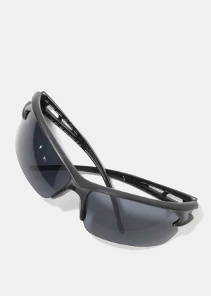 A  Wrap Around Polarized Sunglasses