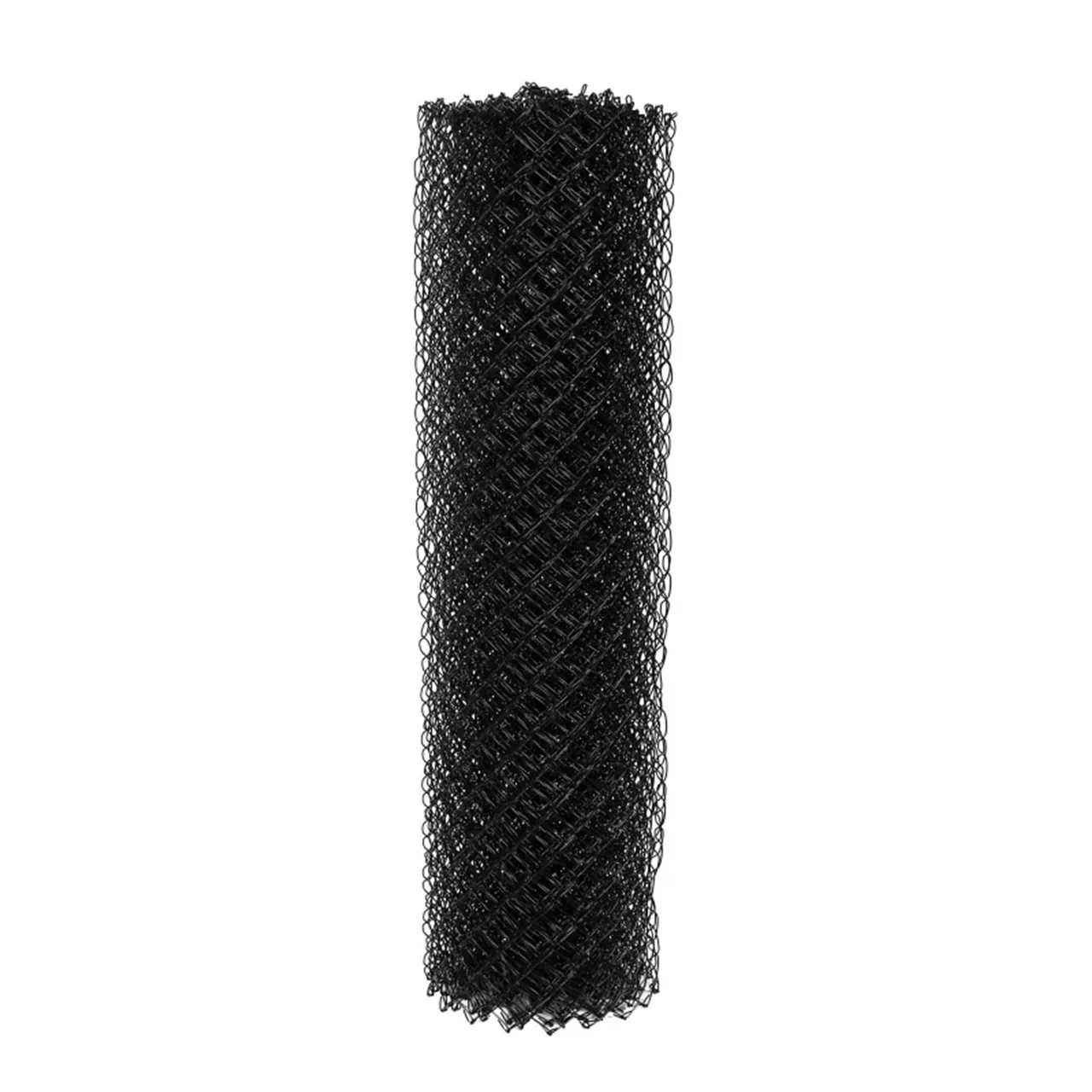 Aleko Galvanized Steel Chain Link Fence Fabric - 5 x 50 Feet - 9.5 AW Gauge - Black