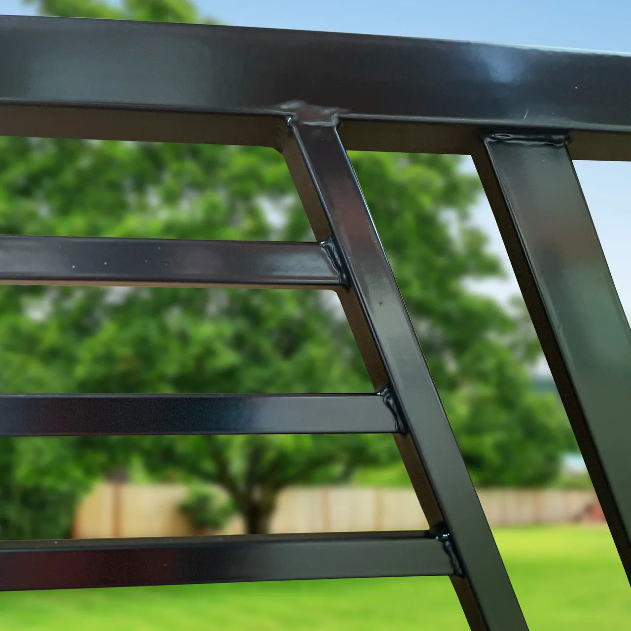 Aleko Steel Dual Swing Driveway Gate - Sofia Style - 12 x 6 Feet