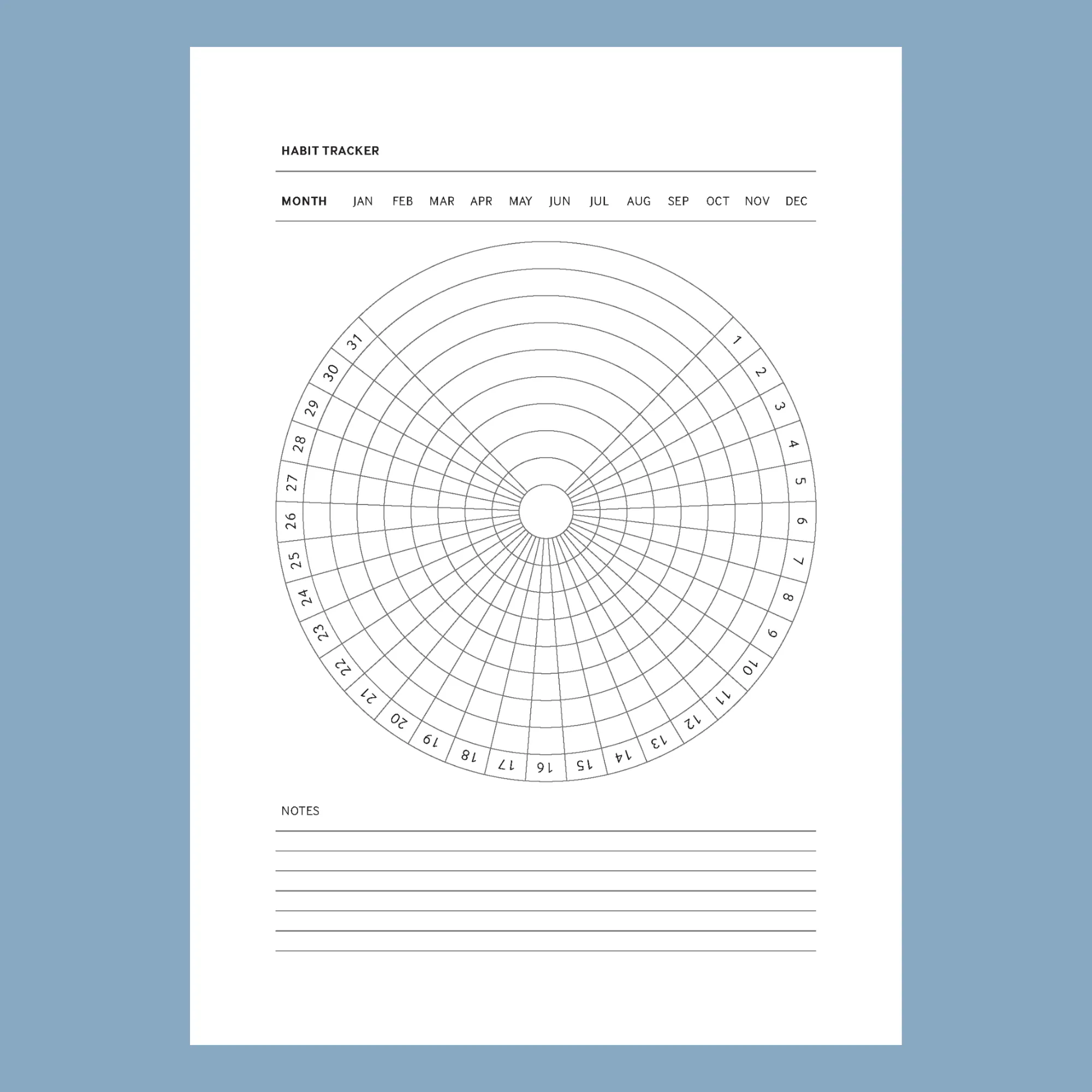 All in One Planner 2025:  Moonflower