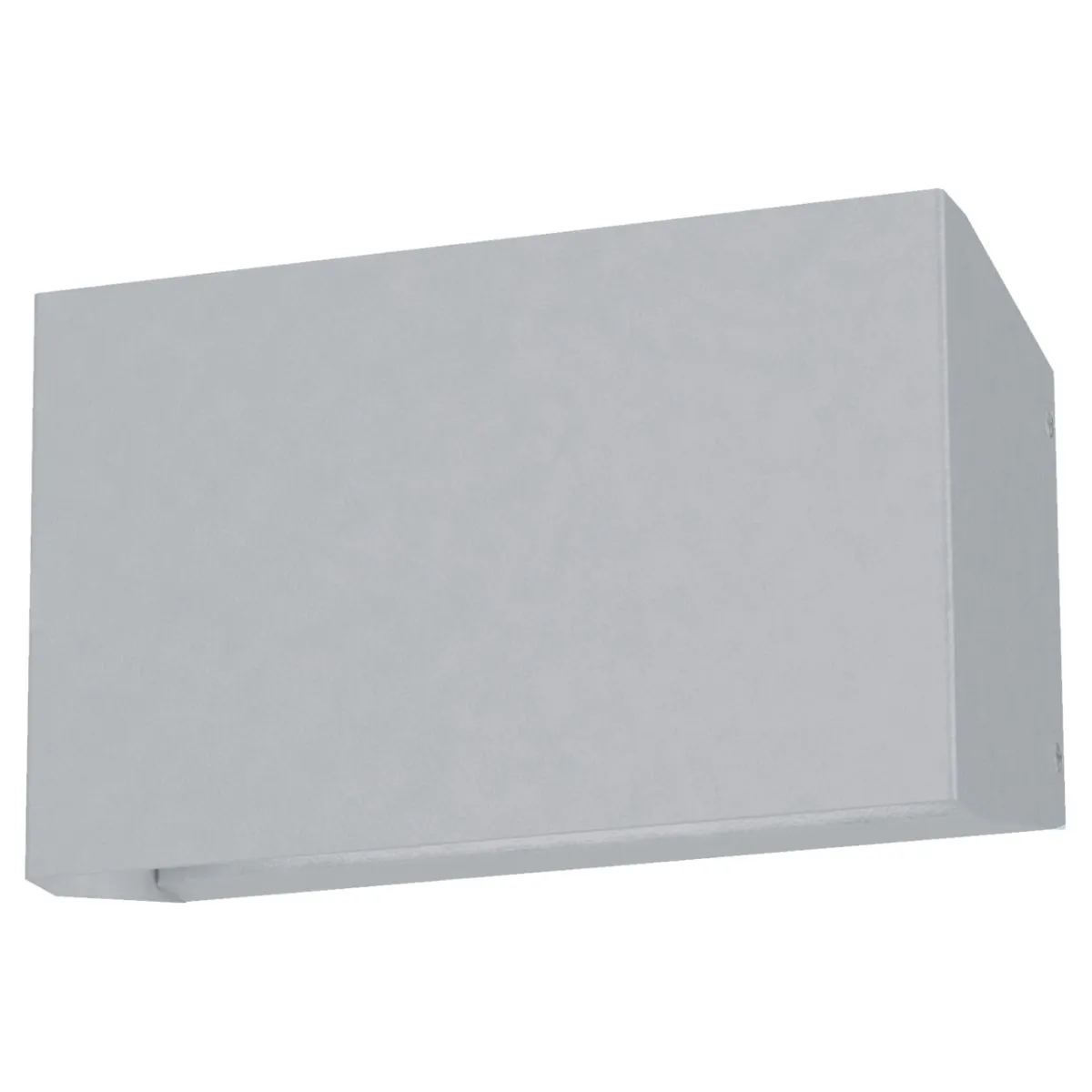 Amora 9 in. LED Outdoor Wall Sconce Silver Finish