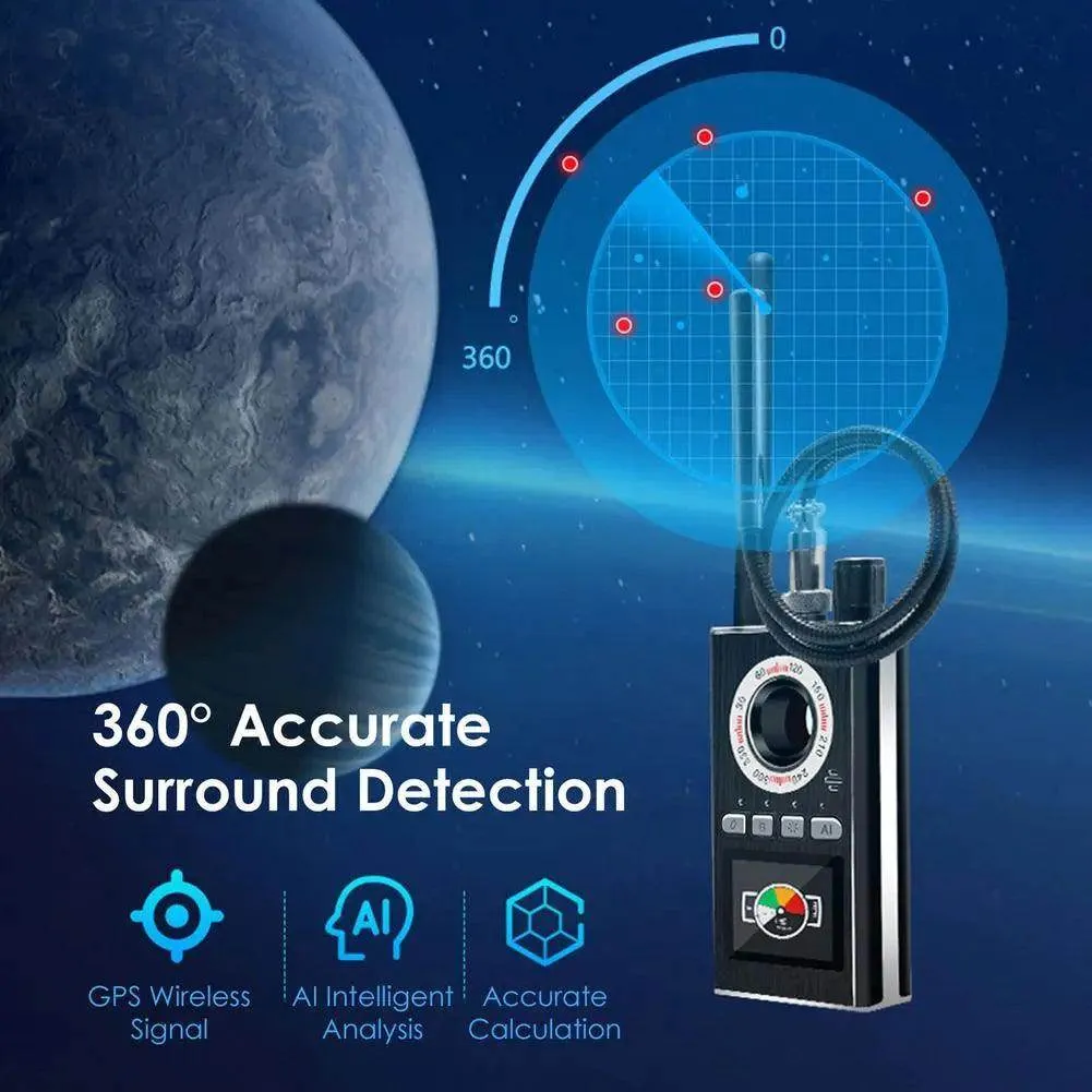 Anti Spy Hidden Camera Detector | Audio Bug Finder GPS Signal Tracker