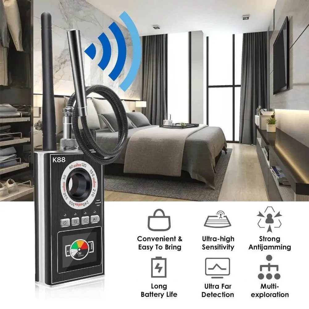 Anti Spy Hidden Camera Detector | Audio Bug Finder GPS Signal Tracker
