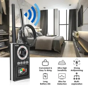 Anti Spy Hidden Camera Detector | Audio Bug Finder GPS Signal Tracker