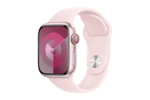 Apple Watch Series 9  Cellular | 41mm | Pink Aluminium Light Pink Sport Band S/M