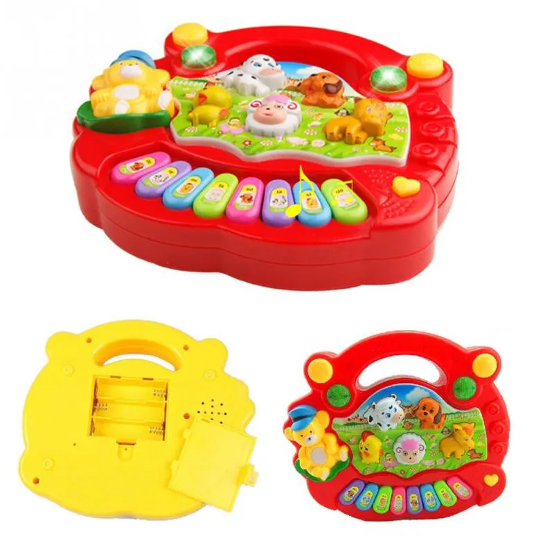 Baby Kids Musical Educational Learning Animal Farm Piano Music Toy Developmental