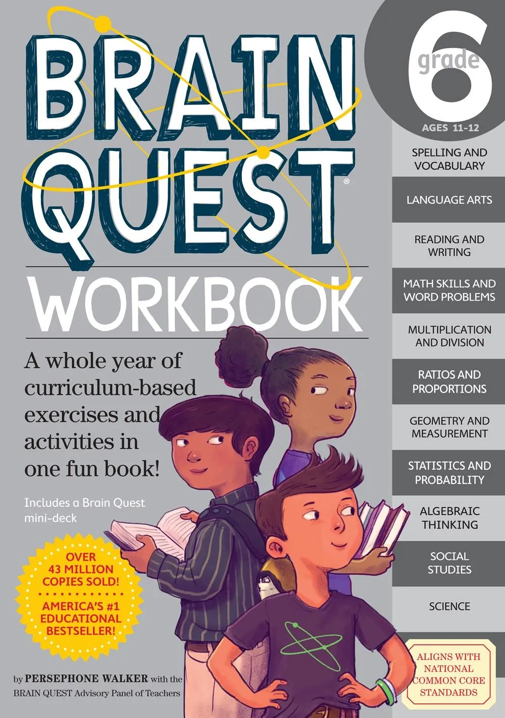BRAIN QUEST GRADE 6 WORKBOOK