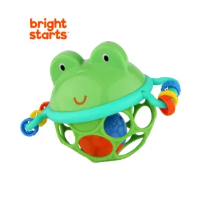 Bright Starts Oball Jingle & Shake Pal Rattle - Green Frog 0M 