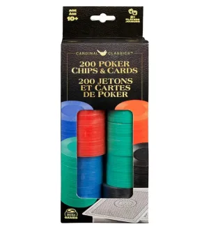 Cardinal Games 200 2G Pkr Chips Set Gbl