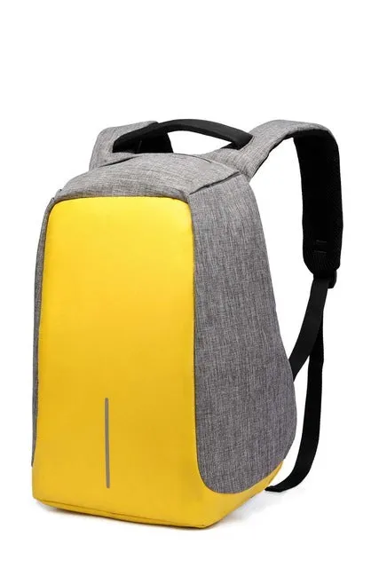 Creative USB Charge Anti - Theft Backpack Fashion Large Capacity Casual Style