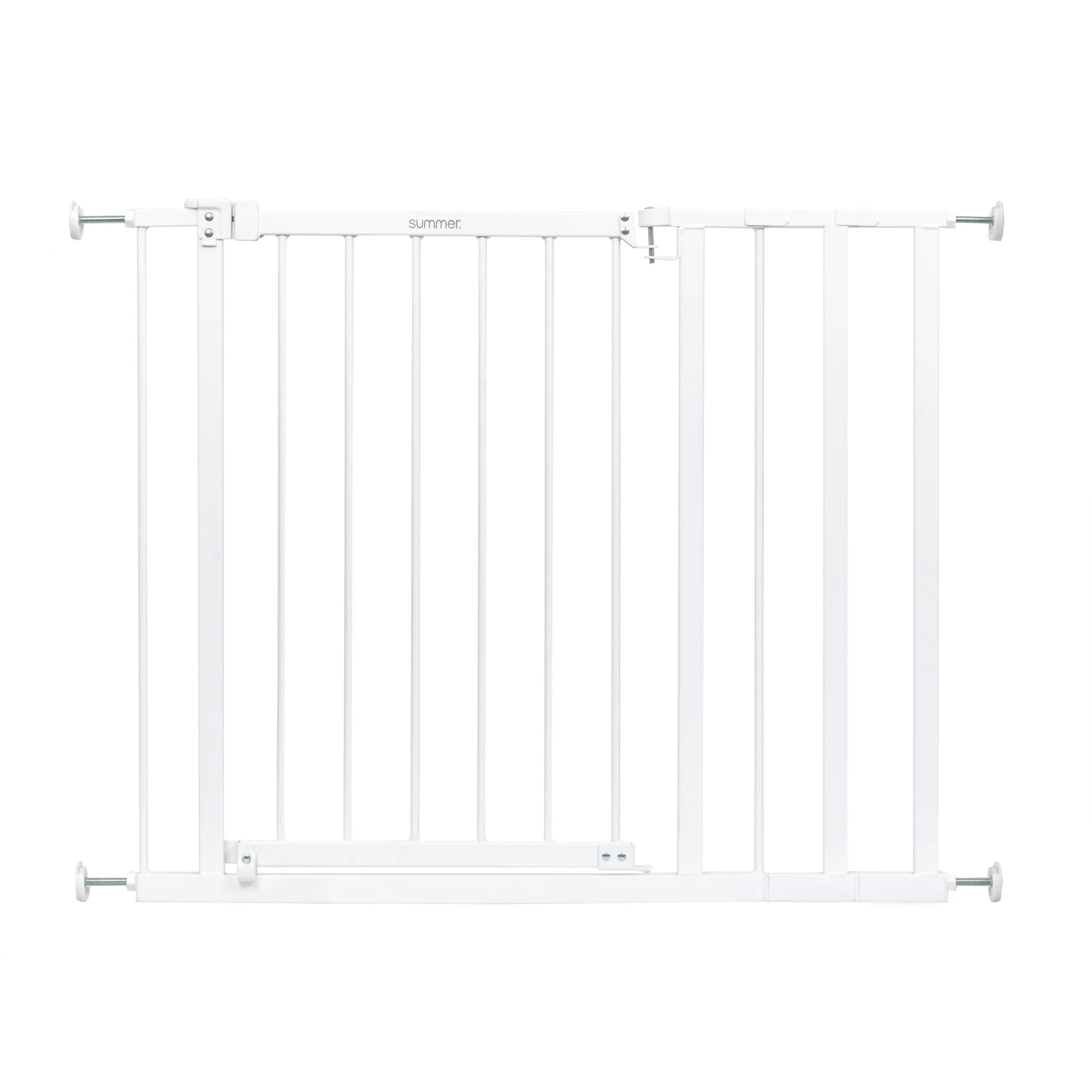 Everywhere Extra Wide Walk-Thru Pet and Baby Gate, Openings 28.75"-39.75" Wide - White