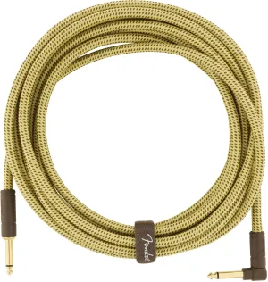 Fender Deluxe Series Instrument Cable Straight/Angle 10ft - Tweed