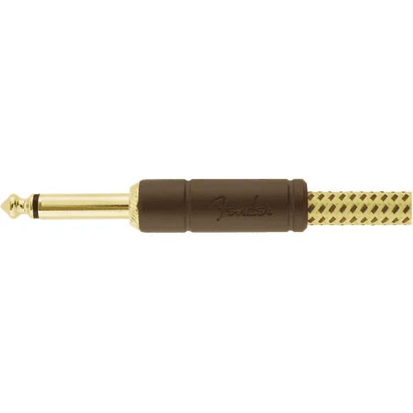 Fender Deluxe Series Tweed Guitar Cable - 10foot (3 meters) - Straight