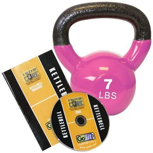GoFit GF-KBELL7D Kettlebell (7lbs Magenta)