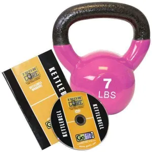 GoFit GF-KBELL7D Kettlebell (7lbs Magenta)
