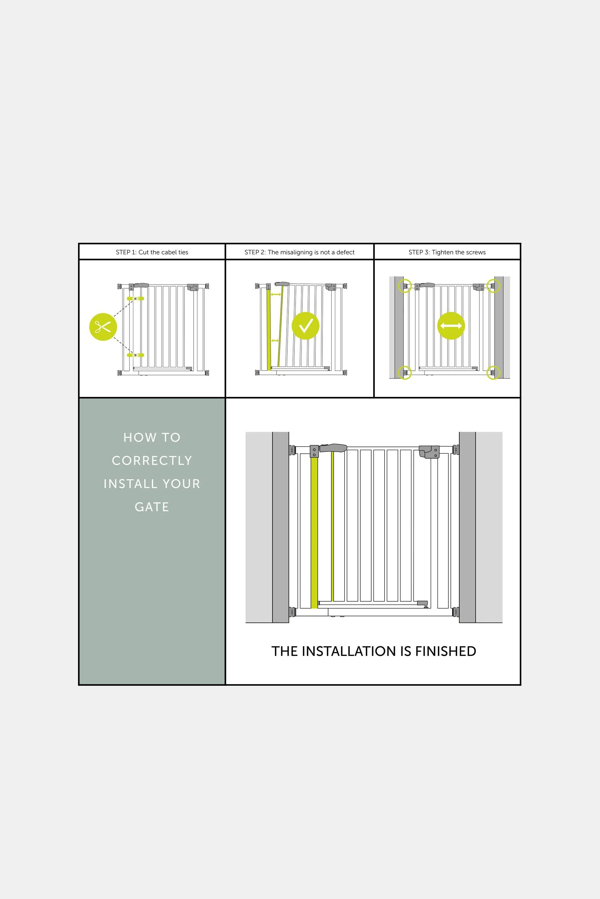 Hauck White - Clear Step Safety Gates