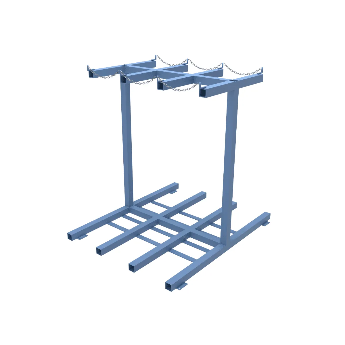 Heavy Duty Gas Bottle Cylinder Floor Stand (1, 3 or 6 Cylinders)