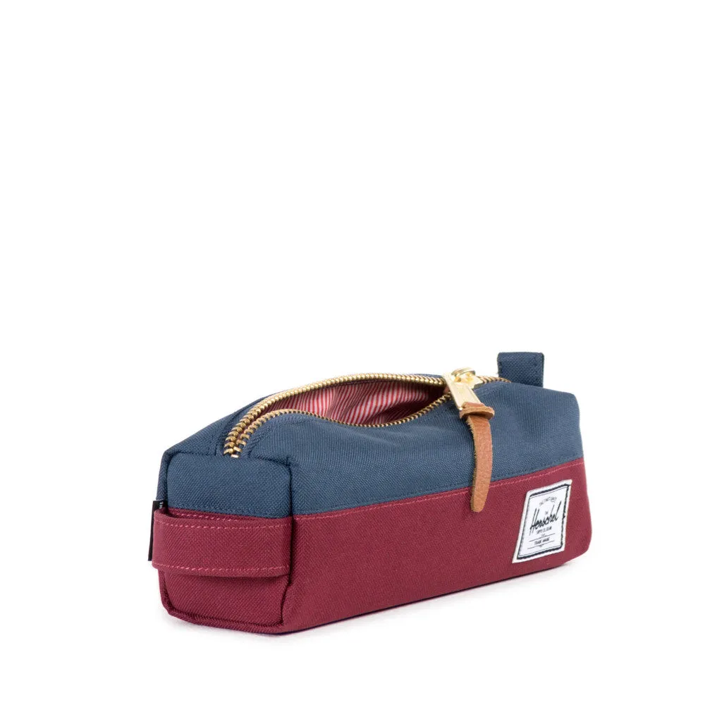 Herschel Supply Settlement Pencil Case - Wine & Navy
