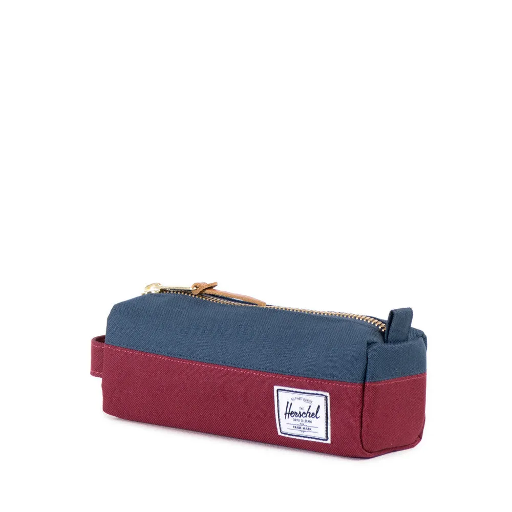 Herschel Supply Settlement Pencil Case - Wine & Navy