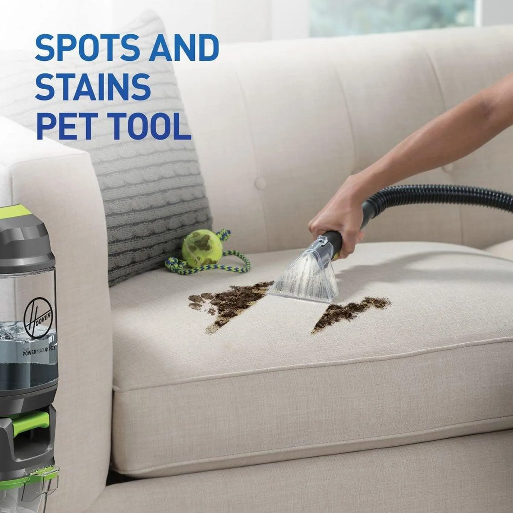 HOOVER Dual Power Max Pet Carpet Cleaner Dog Cat