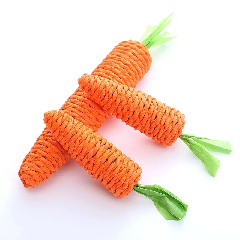Interactive Carrot Chew Toy for Cats