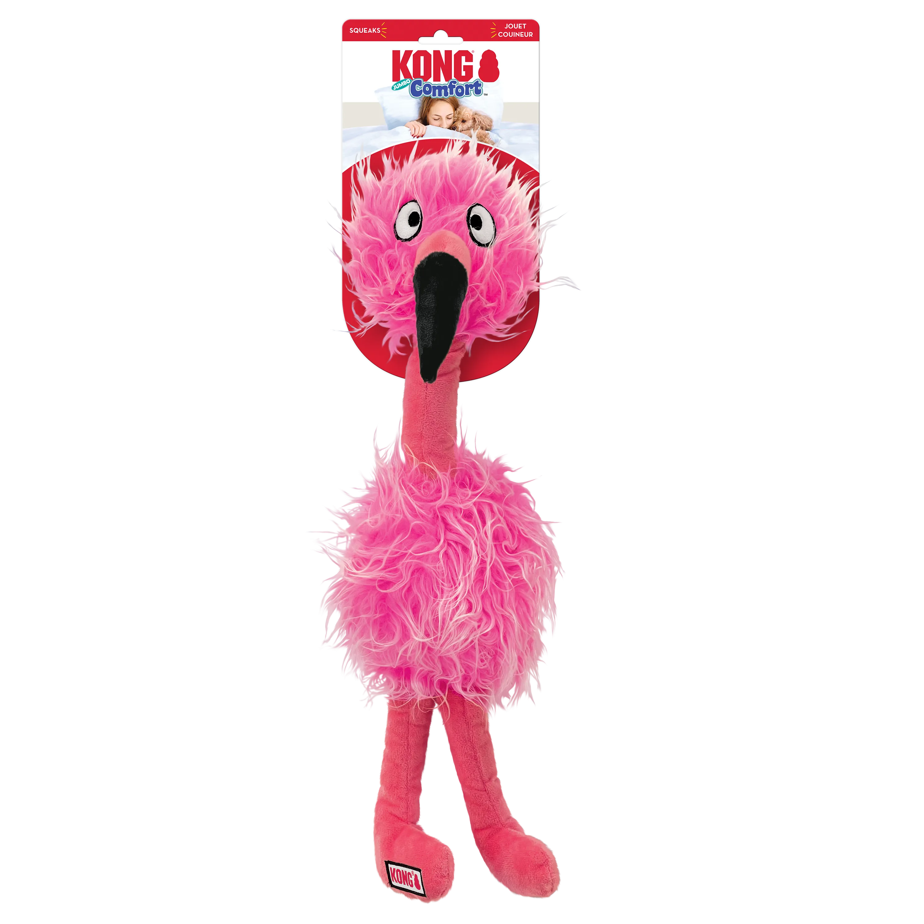 KONG Comfort Jumbo Bird’s Dog Toy