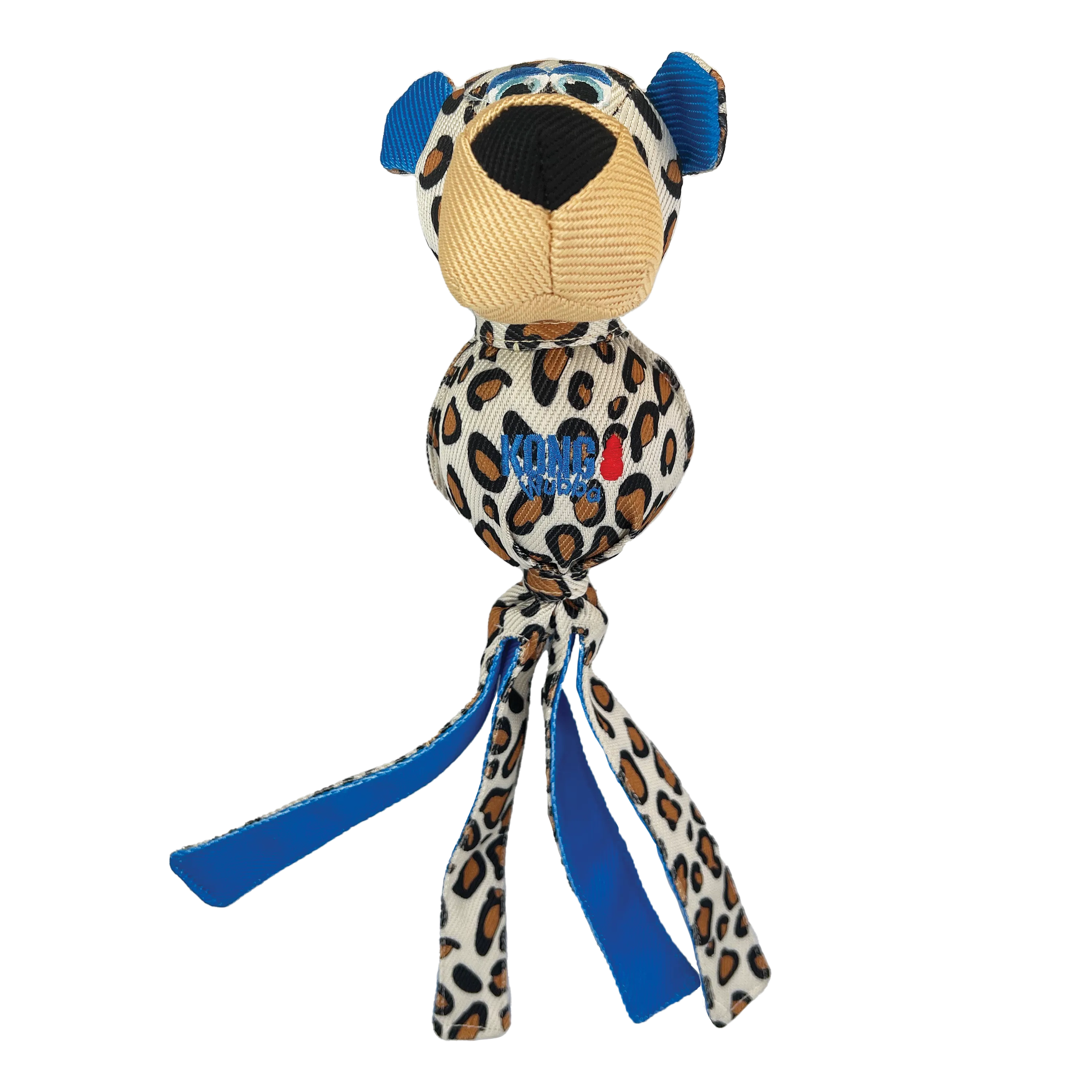 KONG Wubba Zoo Cheetah Plush Dog Toy