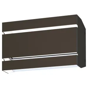 La Vida 9 in. LED Outdoor Wall Scocne Black Finish