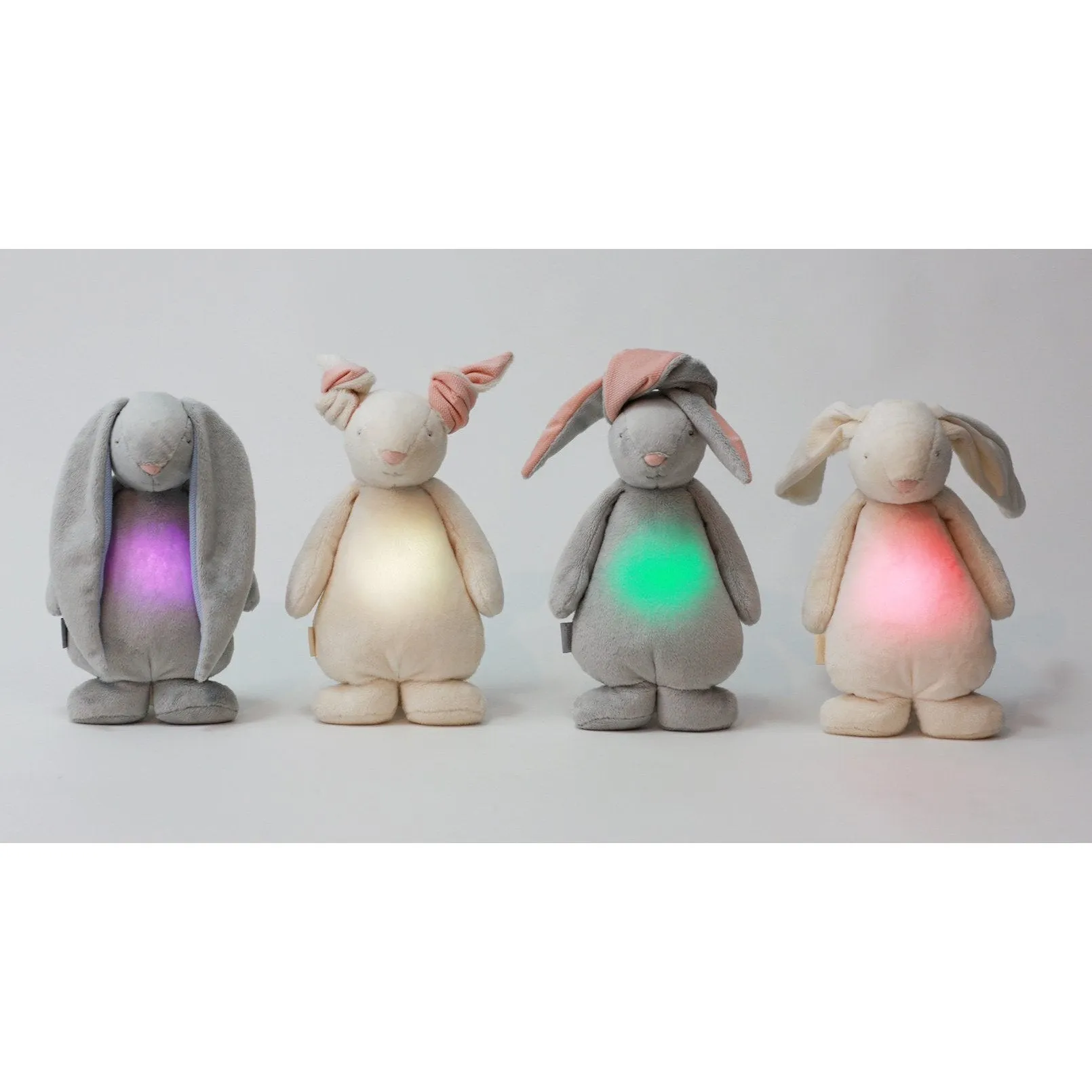 Moonie Grey/Blue Sky Sound And Light Rabbit
