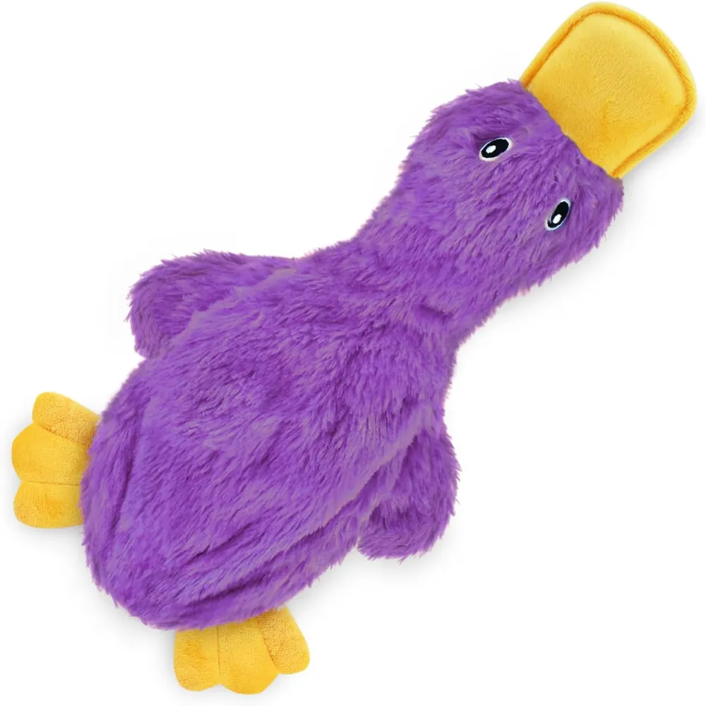Pack Of 3 Crinkle Duck Plush Dog Toys