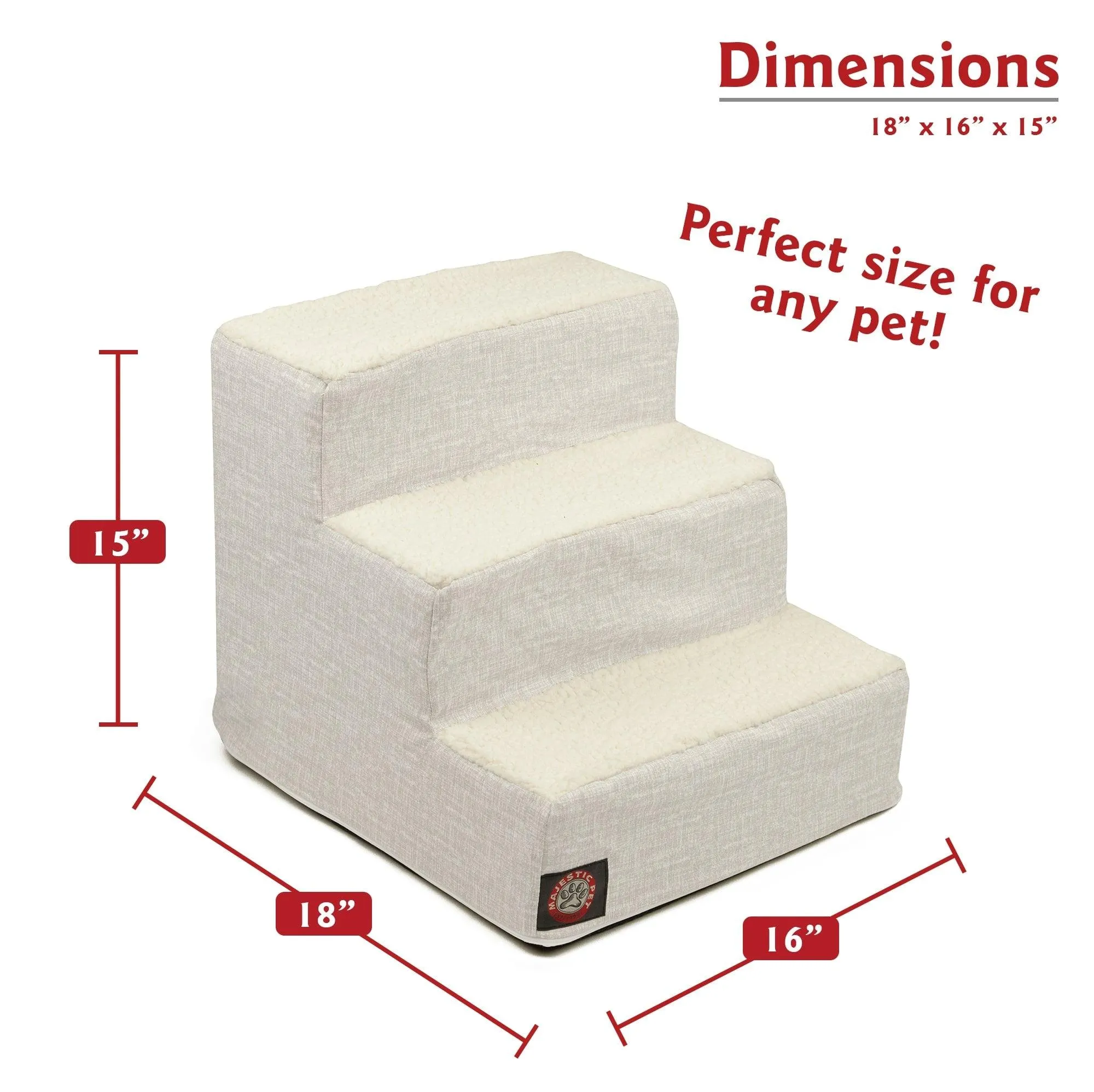 Palette Heathered 3 Steps Pet Stairs