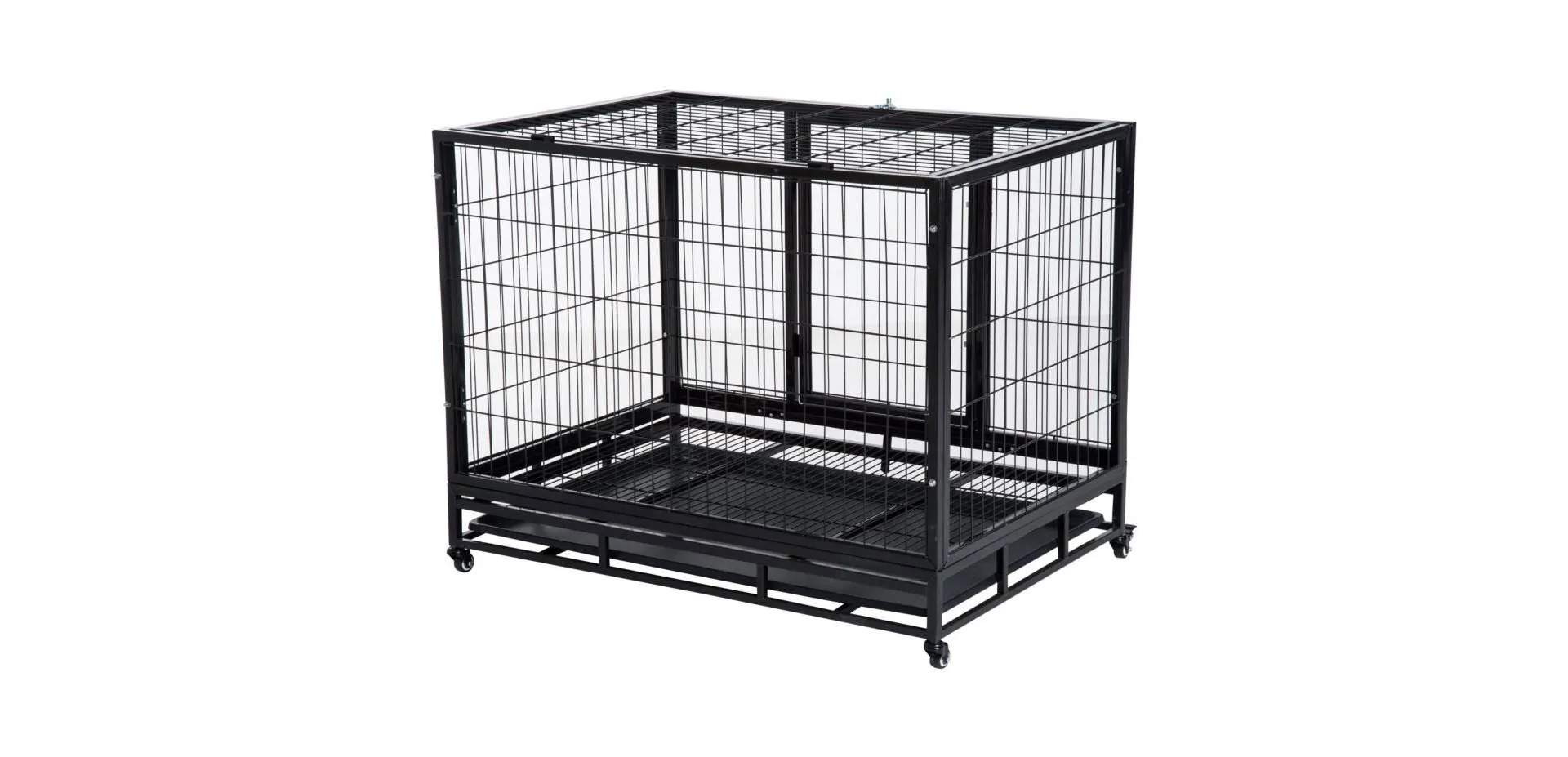 PawHut Dog Cage D02-020 750 x 920 x 620 mm Black
