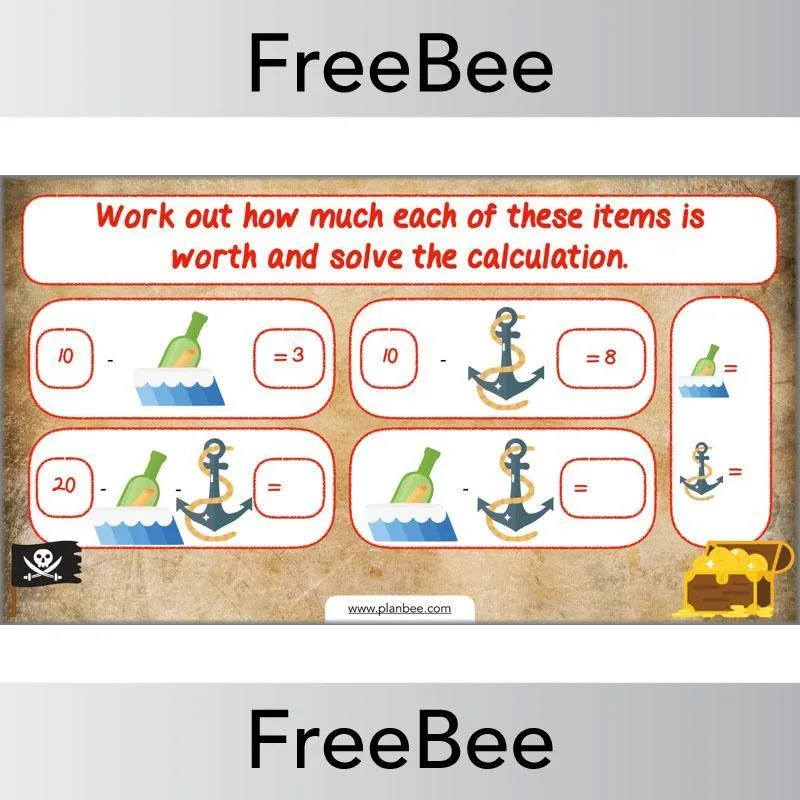 Pirate Themed Brain Teasers