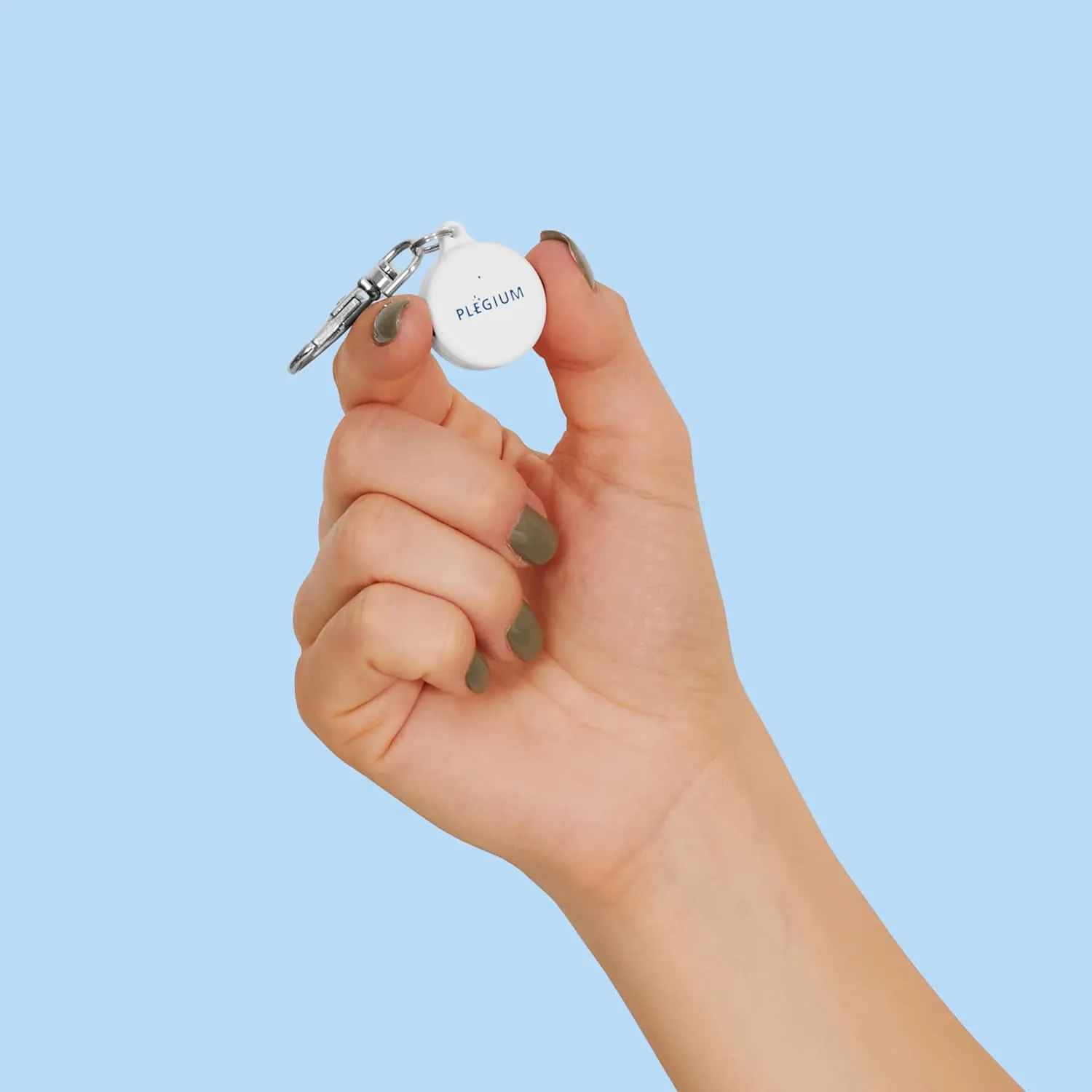 Plegium Smart Emergency Button Personal Keychain GPS Tracker Panic Alarm