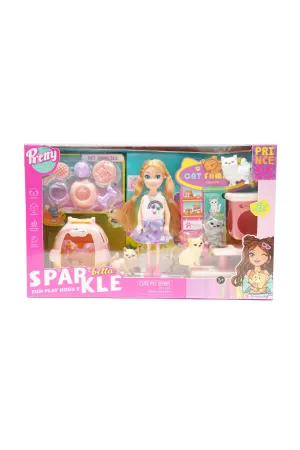 Sparkle Fun Play House (Pet Theme) Set With Bella