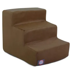 Suede 3 Step Pet Stairs