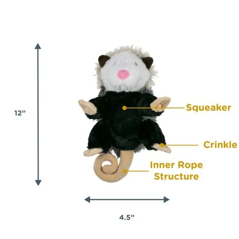 Tall Tails Possum Rope Body Dog Toy (12")