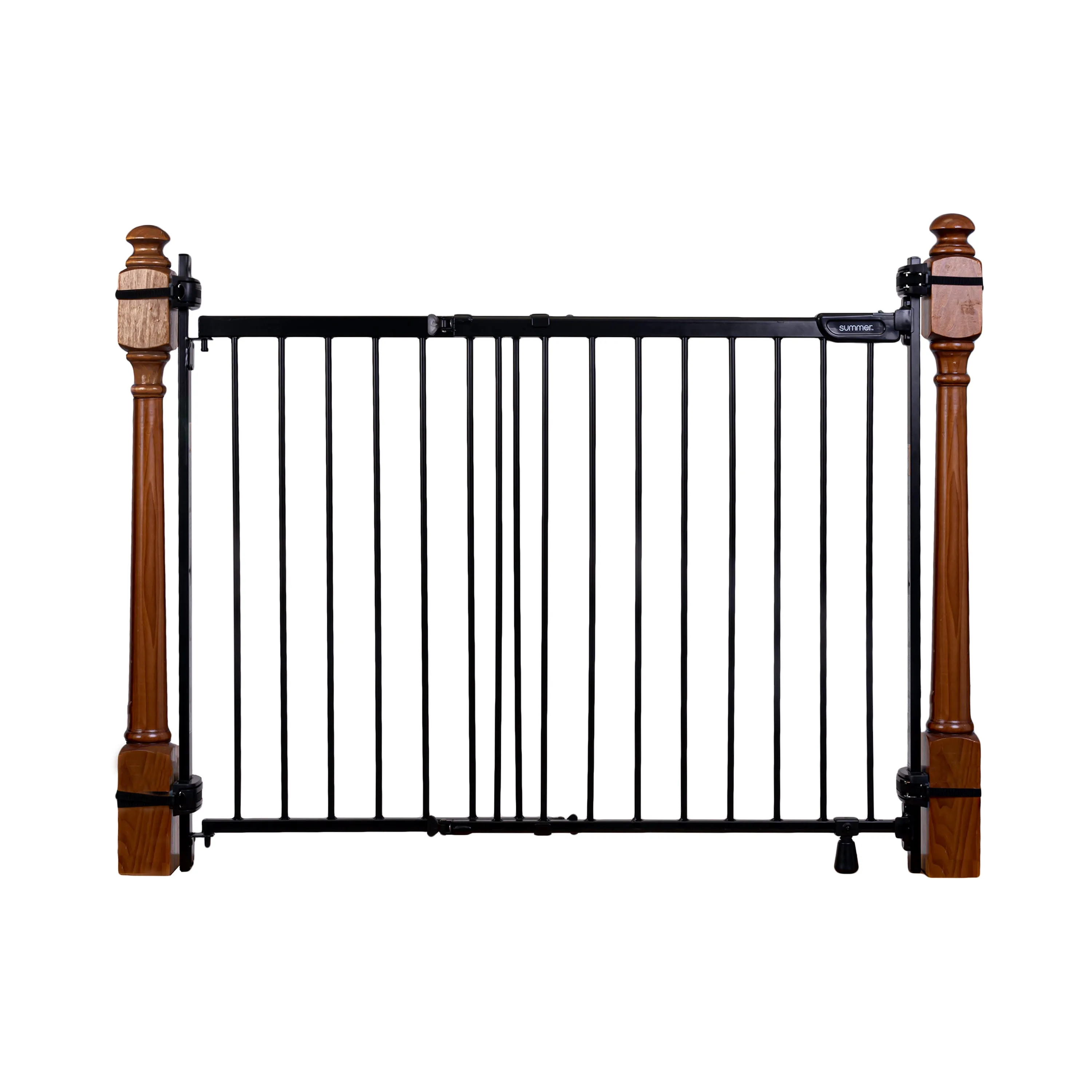 The Stairway  46W Series Pet and Baby Gate, Openings 31"-46" Wide, 32.5" Tall - Black