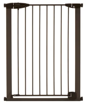 Toddleroo by North States 5323 Child Safety Gate, Metal, Gray, Matte Bronze, 36 in H Dimensions, Triple-Lock, Self Lock :EA: QUANTITY: 1