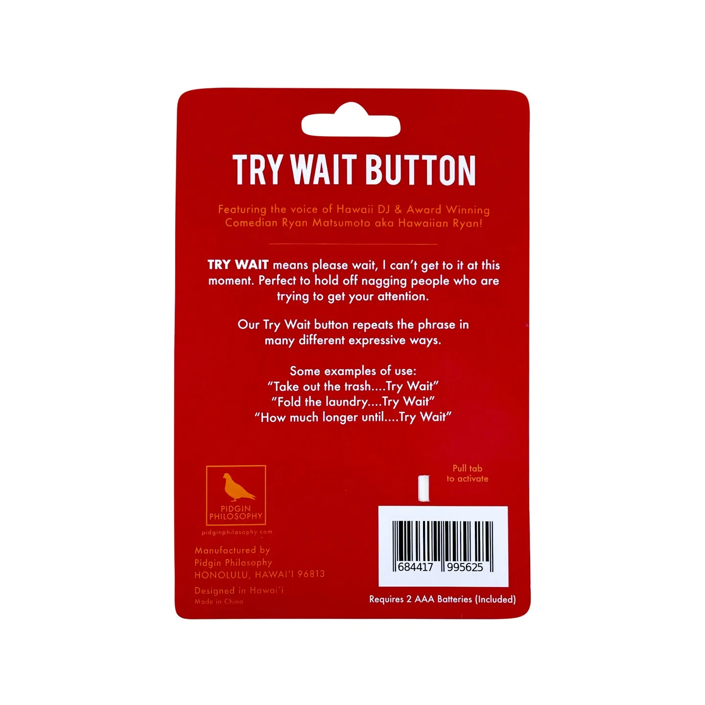 Try Wait Single Button