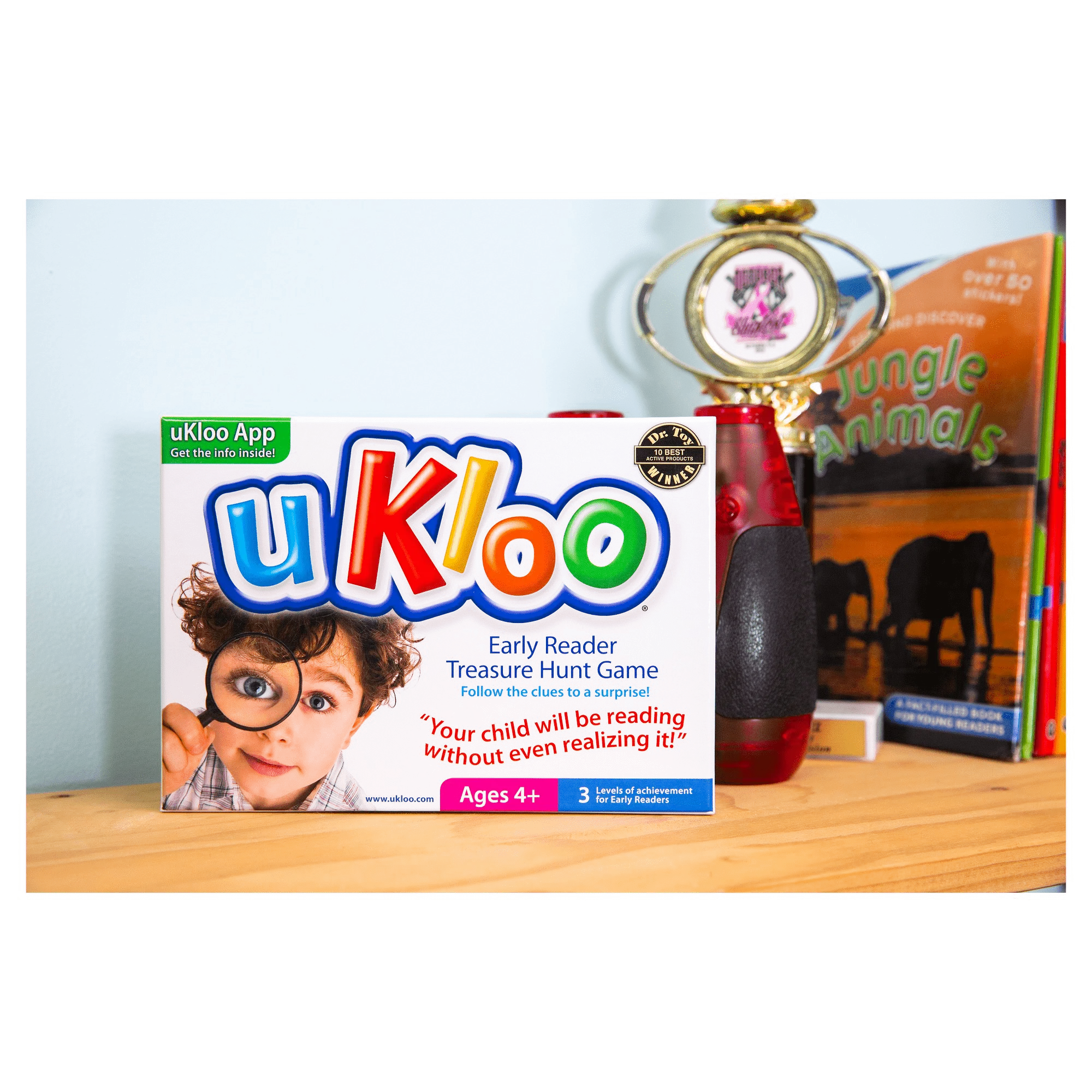 uKloo Early Reader Treasure Hunt Game - Builds Confidence, Promotes Independent Learning and Play