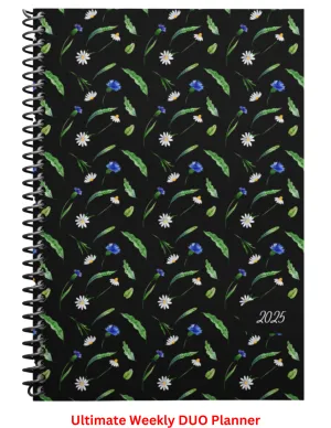 ULTIMATE WEEKLY DUO Planner 2025:  Moonflower