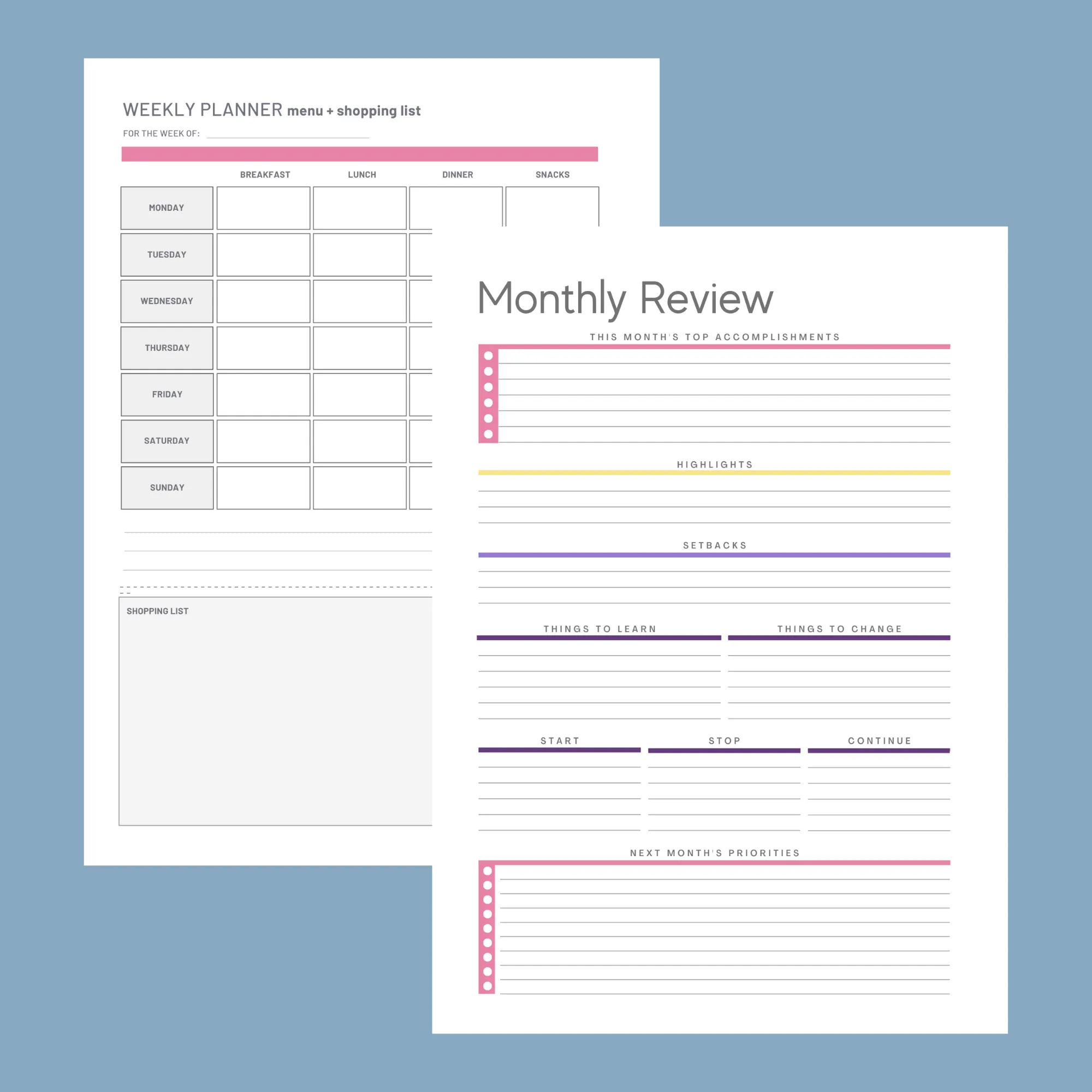ULTIMATE WEEKLY DUO Planner 2025:  Synchronicity