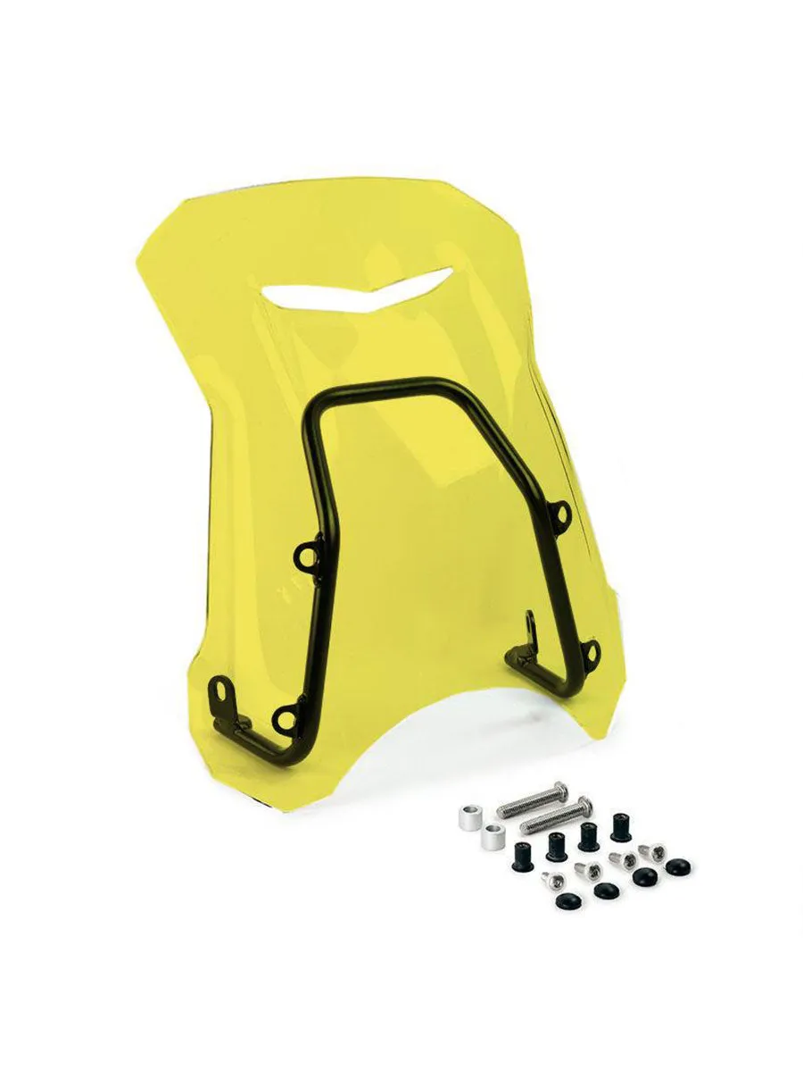 UNIT Garage Windshield with GPS support for Ducati Desert Sled 800 (2017-on) / Cafe Racer 800 (2017-2021) / Scrambler 400/800 (2015-2022)