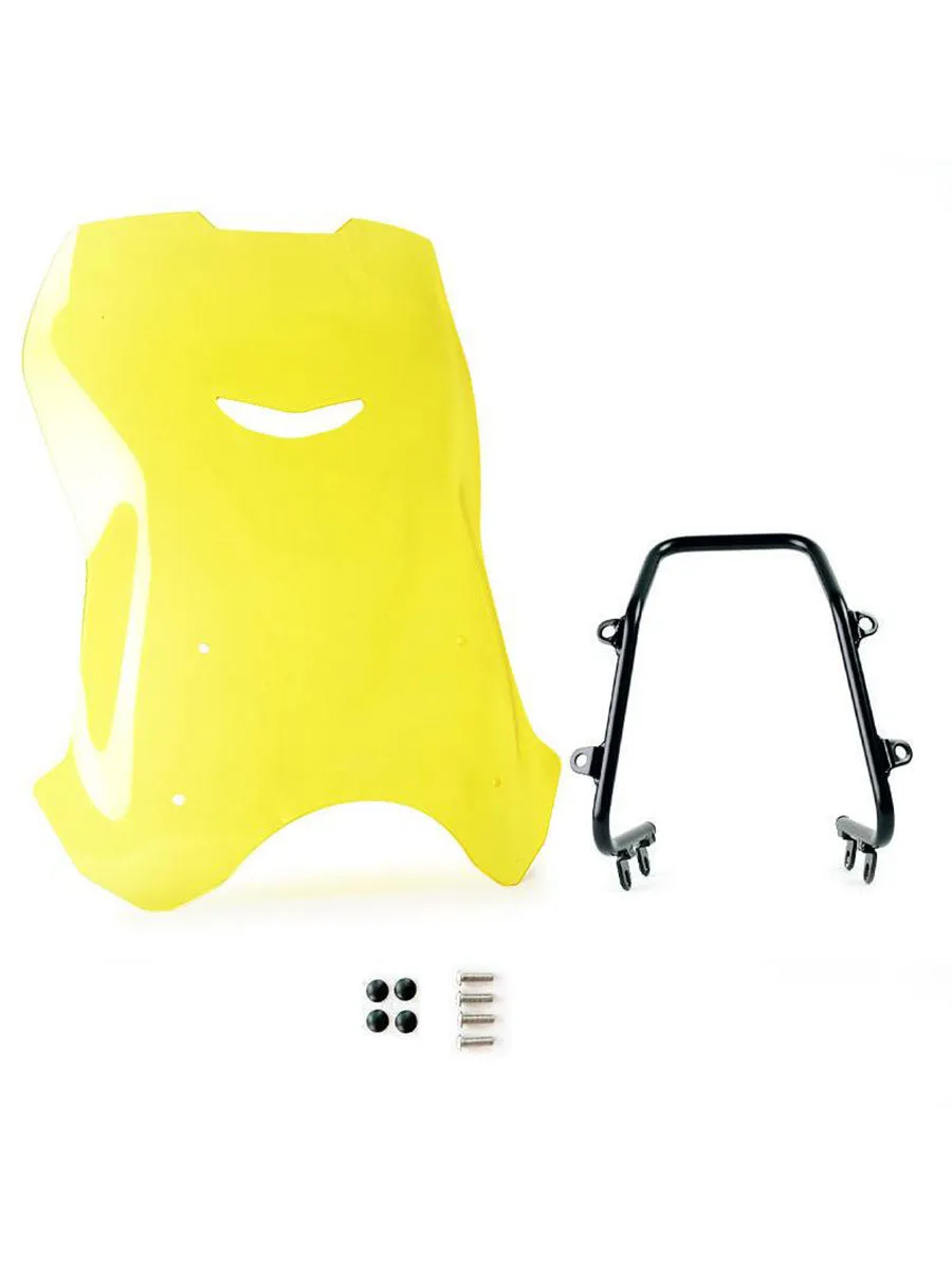 UNIT Garage Windshield with GPS support for Triumph Street Twin 900 (2016-2022) / Street Scrambler 900 (2017 ) / Speed Twin 900 (2023 )