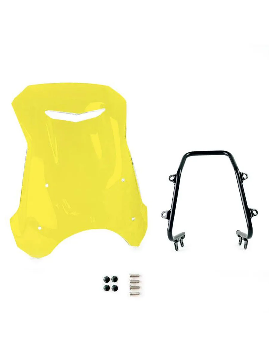 UNIT Garage Windshield with GPS support for Triumph Street Twin 900 (2016-2022) / Street Scrambler 900 (2017 ) / Speed Twin 900 (2023 )