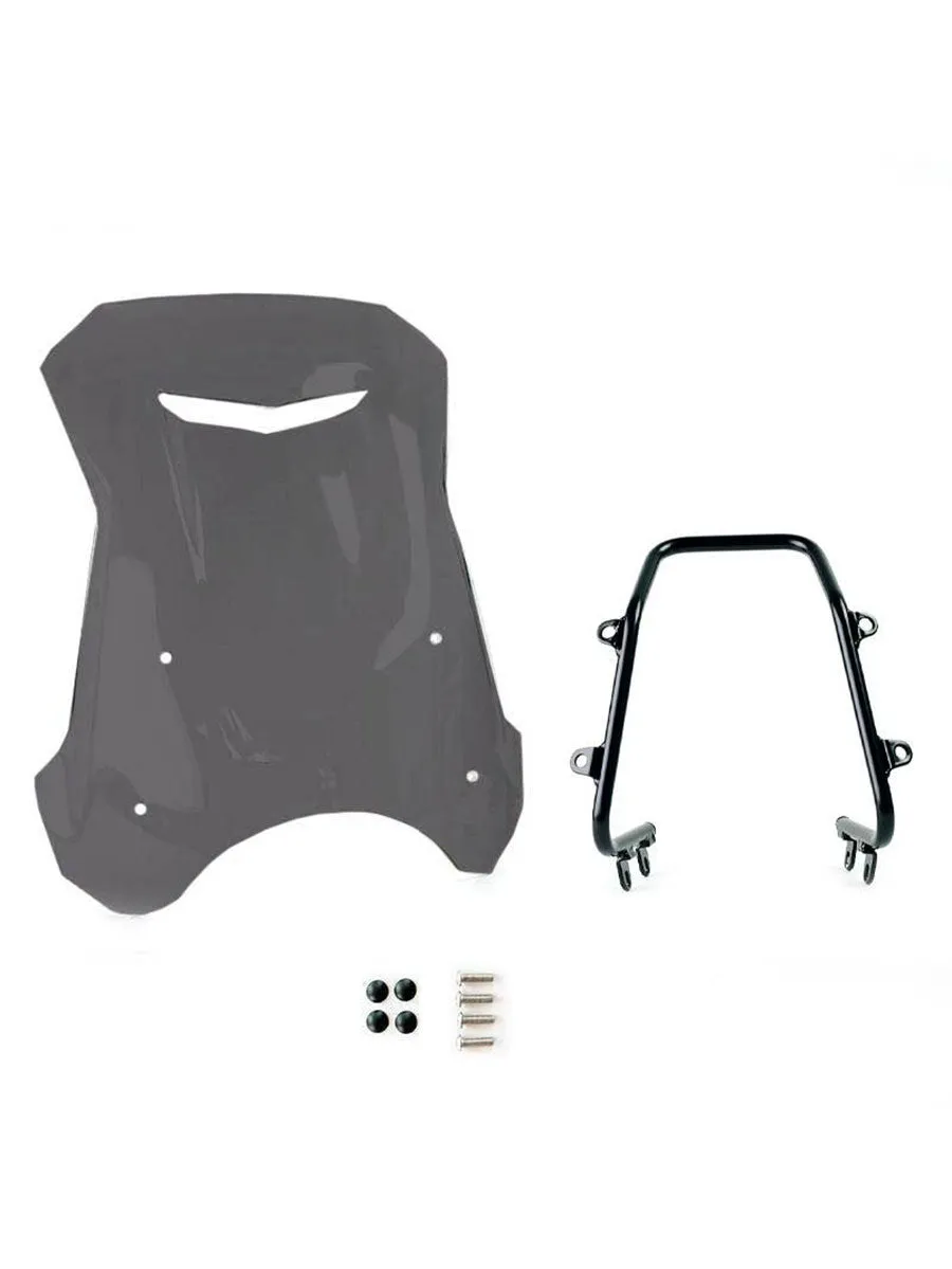 UNIT Garage Windshield with GPS support for Triumph Street Twin 900 (2016-2022) / Street Scrambler 900 (2017 ) / Speed Twin 900 (2023 )