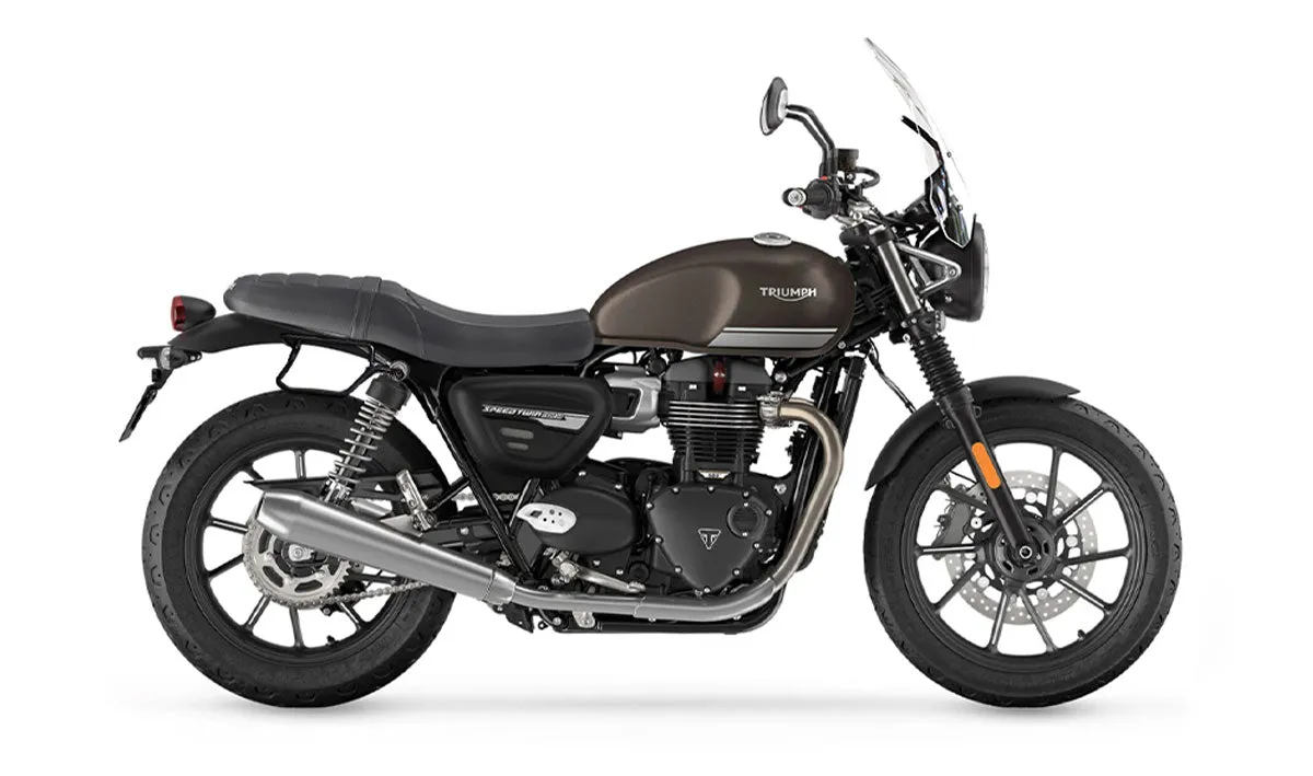 UNIT Garage Windshield with GPS support for Triumph Street Twin 900 (2016-2022) / Street Scrambler 900 (2017 ) / Speed Twin 900 (2023 )